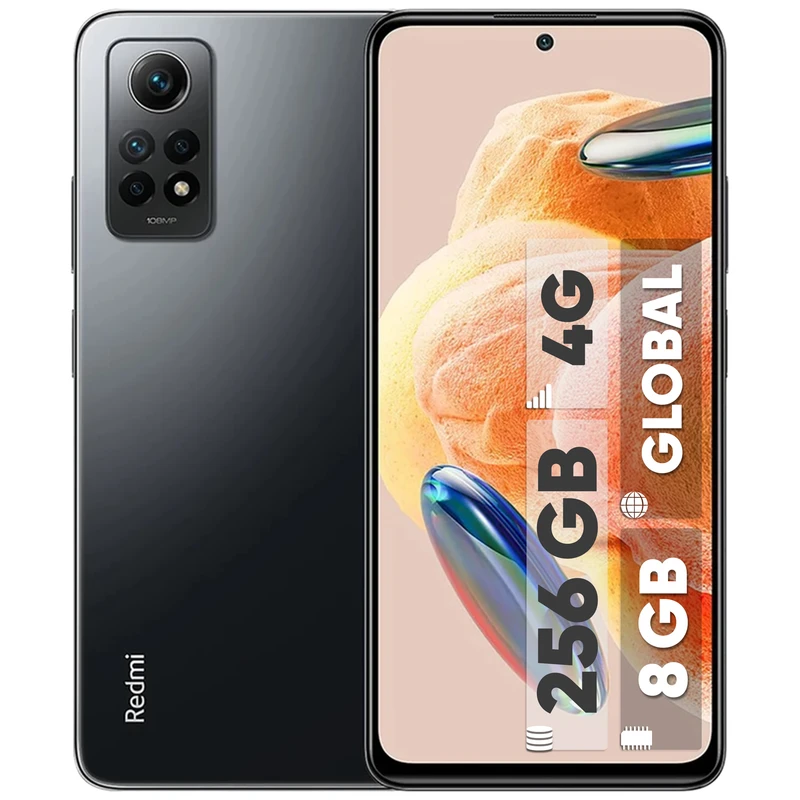 گوشی موبایل شیائومی مدل Redmi Note 12 Pro 4G دو سیم کارت ظرفیت 256 گیگابایت و رم 8 گیگابایت